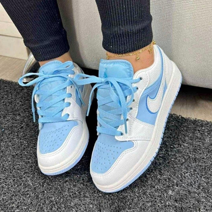 Zyon - Tenis Aero J-Flight Low Blanco Azul | Dama