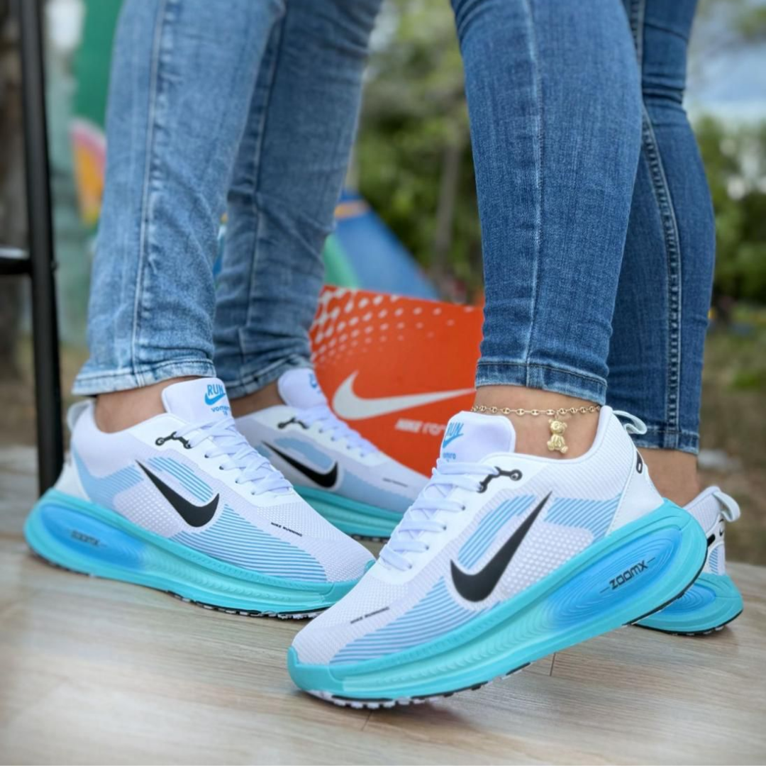 Zyon - Tenis Aero V-Plus 18 Blanco Azul | Unisex