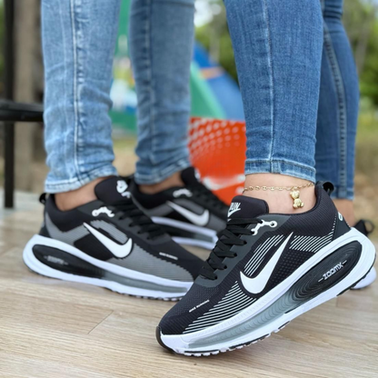 Zyon - Tenis Aero V-Plus 18 Negro Gris | Unisex