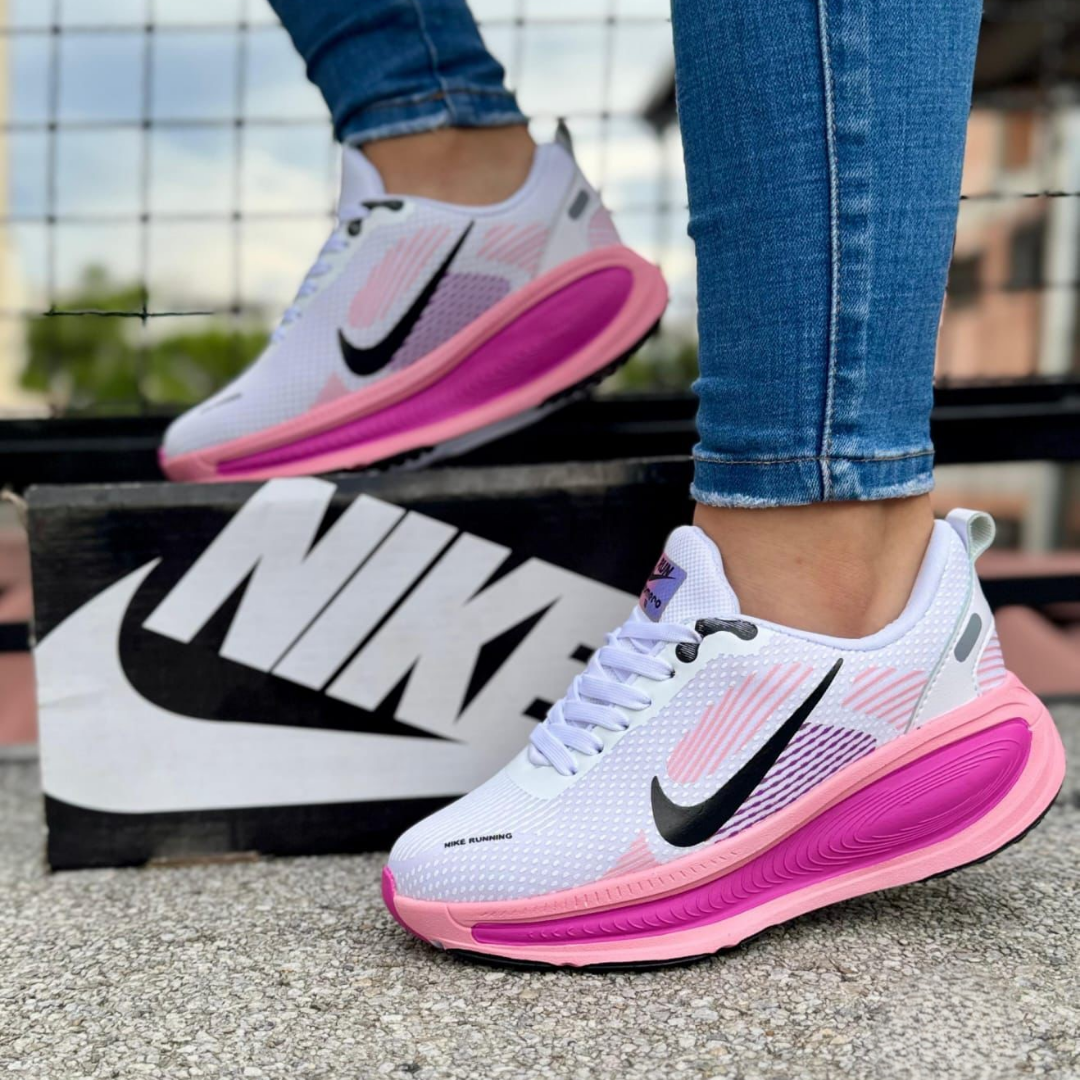 Zyon - Tenis Aero V-Plus Edition Blanco Rosa | Unisex