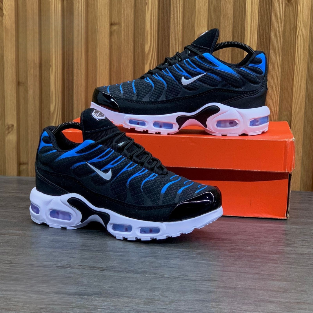 Zyon - Tenis Aero Wave Negro Azul | Unisex