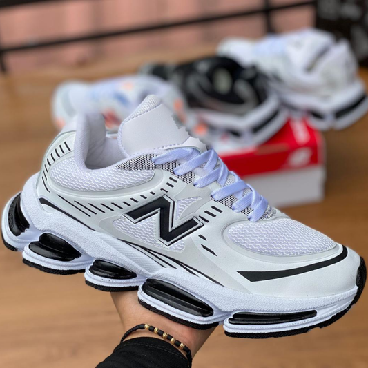 Zyon - Tenis Balance 2000 Blanco Negro | Unisex