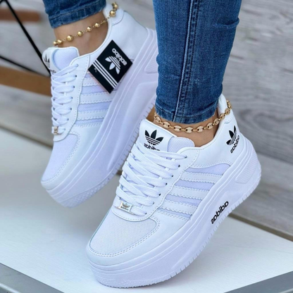 Zyon - Tenis Classic Diamond Blanco | Dama