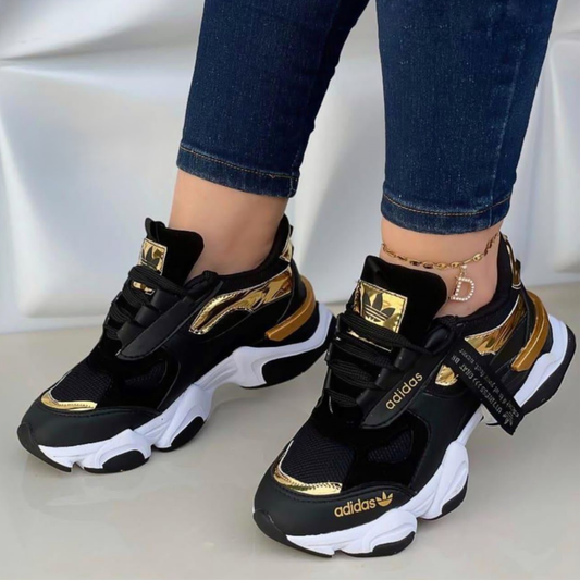 Zyon - Tenis Classic Fashion Negro Dama