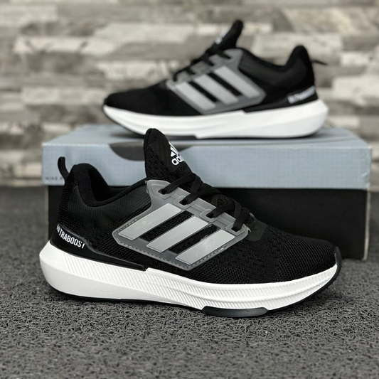 Zyon - Tenis Classic Ultraboost Negro Blanco | Unisex
