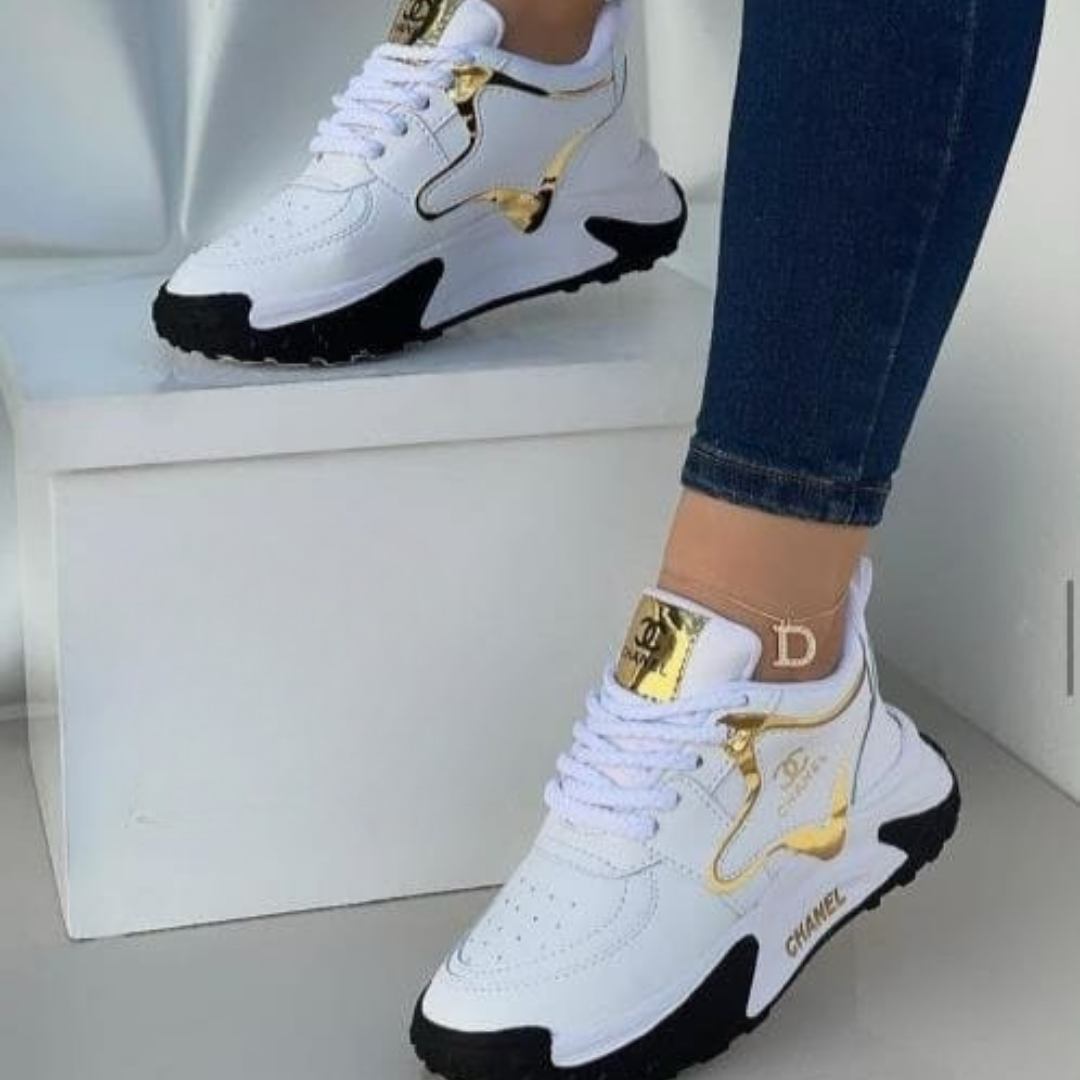 Zyon - Tenis Elite Paris White Gold | Dama