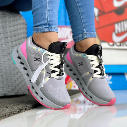 Zyon - Tenis Sky-Walker Gris Rosa | Dama